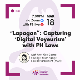 “Lapagan”: Capturing ‘Digital Voyeurism’ with PH Laws