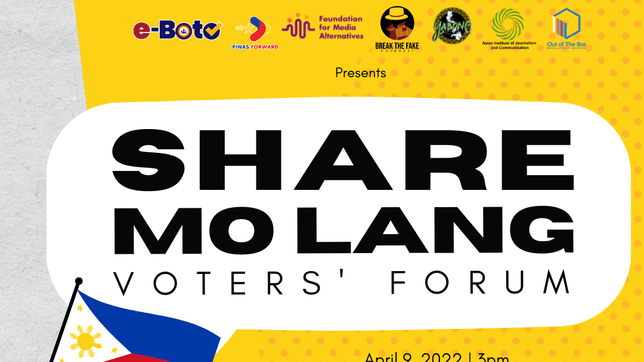Join the SML: Share Mo Lang Voters’ Forum!