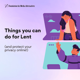 Things you can do for Lent (and protect your privacy online!)