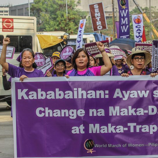 Reject Pro-Foreign Interest, Pro-Traditional Politician Charter Change, Say Progressive Women’s Groups